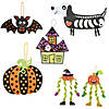 Bulk Halloween Ornament Craft Kit Assortment - Makes 60 Image 1