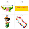 Bulk Happy Hula Girl Craft Kit Assortment - Makes 48 Image 1