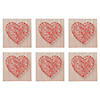 Bulk Heart String Art Craft - Makes 6 Image 1