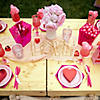 Bulk Hot Pink Plastic Cutlery Sets for 70 Image 3