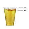 Bulk Kaya Collection 10 oz. Clear Square Plastic Cups - 336 Pc. Image 3
