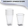 Bulk Kaya Collection 7 oz. Clear Square Bottom Plastic Cups - 500 Pc. Image 3