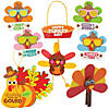 Bulk Makes 48 Thanksgiving Turkey Day Craft Kit Assortment Image 1