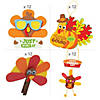 Bulk Makes 48 Thanksgiving Turkey Day Craft Kit Assortment Image 1
