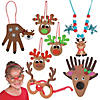 Bulk Makes 60 Christmas Reindeer Craft Kit Assortment Image 1
