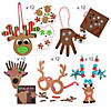 Bulk Makes 60 Christmas Reindeer Craft Kit Assortment Image 1