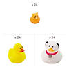 Bulk Micro Rubber Duck Assortment - 72 Pc. Image 1