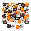 Bulk Mini Halloween Face Emoji Eraser Assortment Image 1