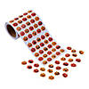 Bulk Mini Jack-O&amp;#8217;-Lantern Sticker Roll Image 1