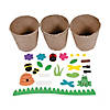 Bulk Mini Papier-M&#226;ch&#233; Garden Pot Craft Kit - Makes 48 Image 1