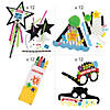 Bulk Noon Year&#8217;s Eve Craft Activity Kit - Makes 48 Image 1