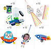 Bulk Outer Space Craft Kit Assortment - Makes 60 Image 1