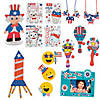 Bulk Patriotic Craft Boredom Buster Kit - Makes 84 Image 1