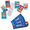 Bulk Patriotic Mini Activity Book &amp; Crayons for 72 Image 1