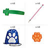 Bulk Paw Print Handout Kit for 48 Image 1