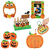 Bulk Perfect Pumpkins Craft Kit &amp; Activity Assortment - Makes 84 Image 1