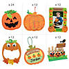 Bulk Perfect Pumpkins Craft Kit &amp; Activity Assortment - Makes 84 Image 1