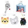 Bulk Pet Lovers Craft Kit Assortment - Makes 72 Image 1