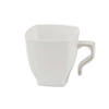 Bulk Premium 2 oz. White Square Plastic Mini Coffee Tea Cups - 240 Pc. Image 1