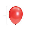 Bulk Red Metallic 11" Latex Balloons - 144 Pc. Image 1