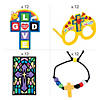 Bulk Religious Cross Activity & Craft Kit Assortment - Makes 48 Image 1