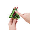 Bulk Reversible Sequin Plush Christmas Tree Ornaments - 72 Pc. Image 1