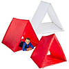Bulk Set of Red & White Sleepover Tents Kit - 3 Pc. Image 1