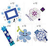 Bulk Snowflake Craft Kit Assortment - Makes 60 Image 1