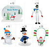 Bulk Snowy Scene Craft Kit Assortment Kit - Makes 60 Image 1