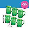 Bulk St. Patrick's Day Shamrock Plastic Mugs - 60 Pc. Image 2