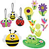 Bulk Super Spring Craft Boredom Buster Craft Kit Assortment - Makes 60 Image 1