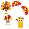 Bulk Thanksgiving Turkey Craft Kit Assortment - Makes 48 Image 1