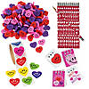 Bulk Valentine Stationery Value Handout Kit - 340 Pc. Image 1