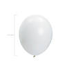 Bulk White 11" Latex Balloons - 144 Pc. Image 1