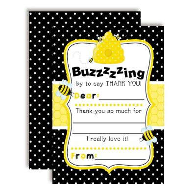 Bumble Bee Thank You 20pc. by AmandaCreation Image 1