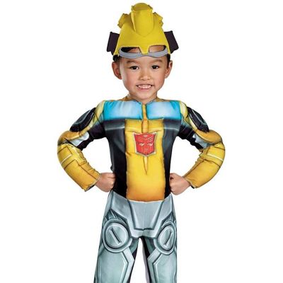 Bumblebee Muscle Toddler Size S 2T Costume Transformers Rescue Bot Disguise Image 1