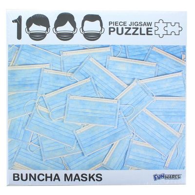 Buncha Masks Puzzle 1000 Piece Jigsaw Puzzle Image 1