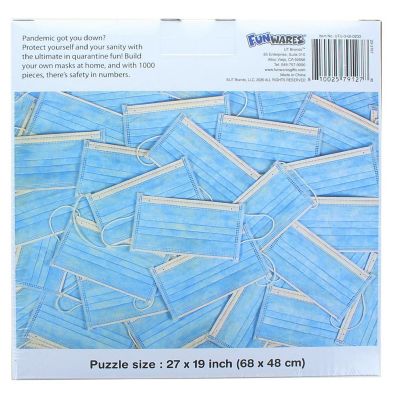 Buncha Masks Puzzle 1000 Piece Jigsaw Puzzle Image 1