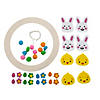 Bunny & Chicks Easter Wreath Craft Kit - Makes 6 Image 1