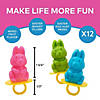 Bunny Ring Lollipops Easter Candy - 12 Pc. Image 1