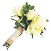Burlap &amp; Lace Wedding Bouquet Wrap Image 1
