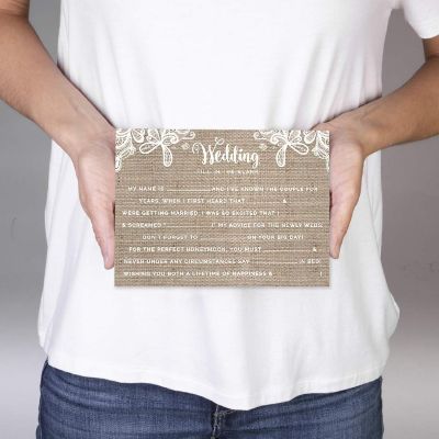 Burlap Lace Reception Fill Bl 20pk Image 2