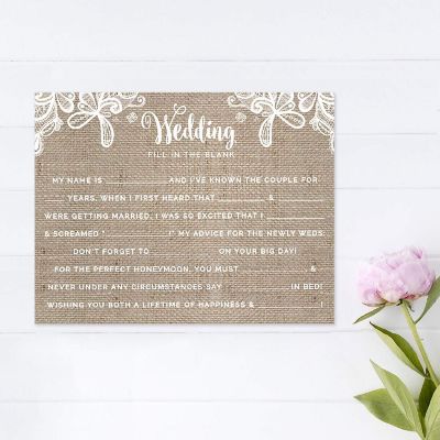 Burlap Lace Reception Fill Bl 20pk Image 3