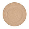 Burlap Wedding Chargers - 6 Ct. Image 1