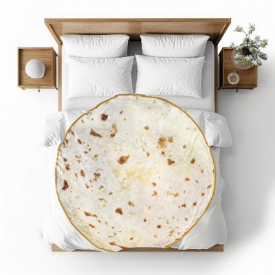 Burrito 59 Inch Fleece Throw Blanket Image 2