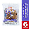 Burry Individually Wrapped Cinnamon Raisin Bagel w/ Cream Cheese, 4.6 Oz, 6 Ct Image 1