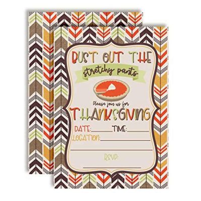 Bust Out The Stretchy Pants Invitations 40pc. by AmandaCreation Image 1