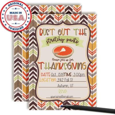 Bust Out The Stretchy Pants Invitations 40pc. by AmandaCreation Image 1