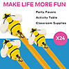 Busy Bee Eraser Pencil Toppers - 24 Pc. Image 2