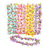 Butterfly Flower Polyester Leis - 12 Pc. Image 1